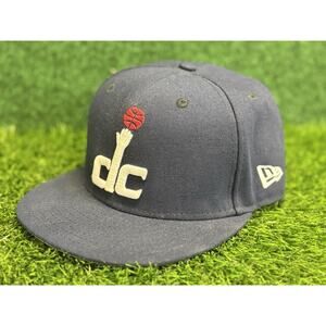New Era 59FIFTY Hat Cap Fitted Youth Size 6 3/4 - Washington Wizards DC NBA